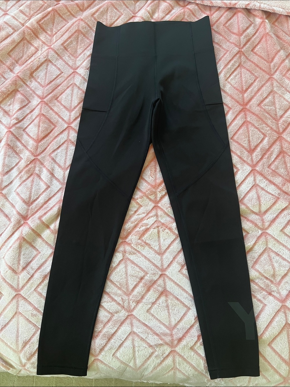 Y-3 Black High-Waist Leggings